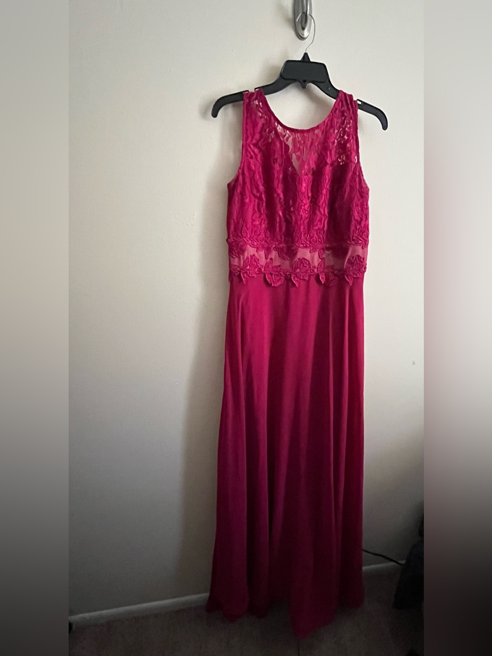 Melrose Social Brand Formal Fuchsia Maxi Dress